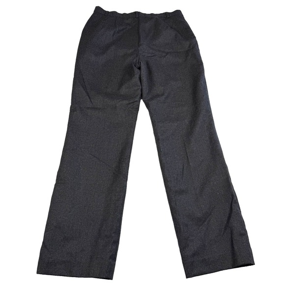 Pendleton 100% Wool Pants Womens Size 10 Charcoal Gray/Black Lined Career Office - Picture 2 of 7